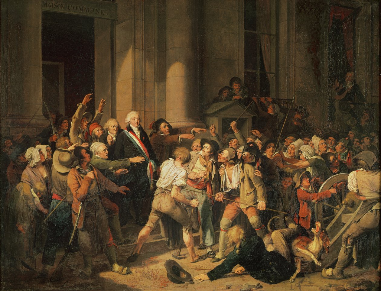 قانون شجاعة السيد ديفونتيناي ، عمدة روان ، 29 أغسطس 1792 (زيت على قماش) بواسطة لويس ليوبولد بويلي