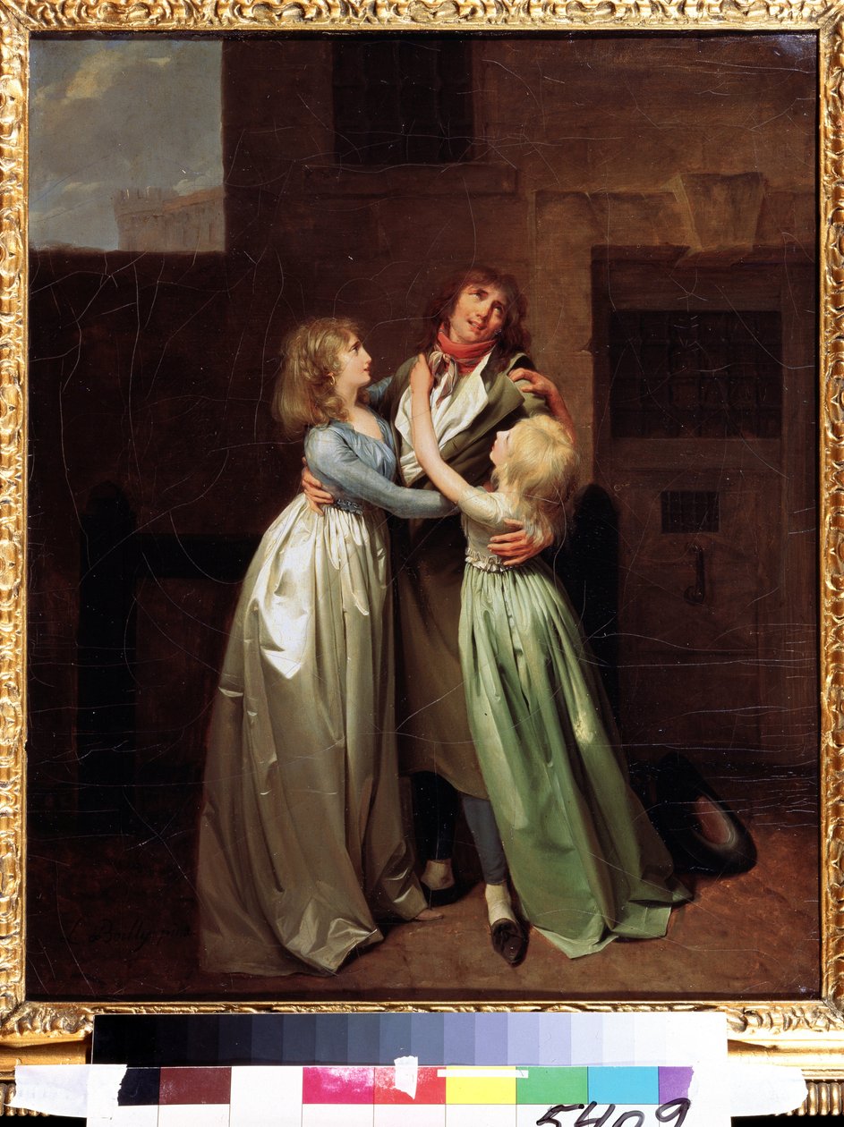 "" الانفصال المؤلم "(فراق حزين) لوحة رسمها لويس ليوبولد (لويس ليوبولد) بويلي (1761-1845) حوالي 1780 متحف بوشكين ، موسكو بواسطة لويس ليوبولد بويلي