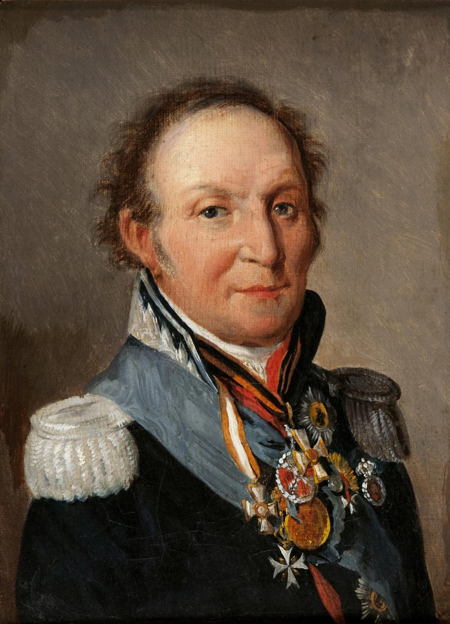 صورة المشير الميداني الكونت لودفيغ أدولف بيتر من ساين فيتجنشتاين لودفيغسبورغ 1769-1843 بواسطة لويس ليوبولد بويلي