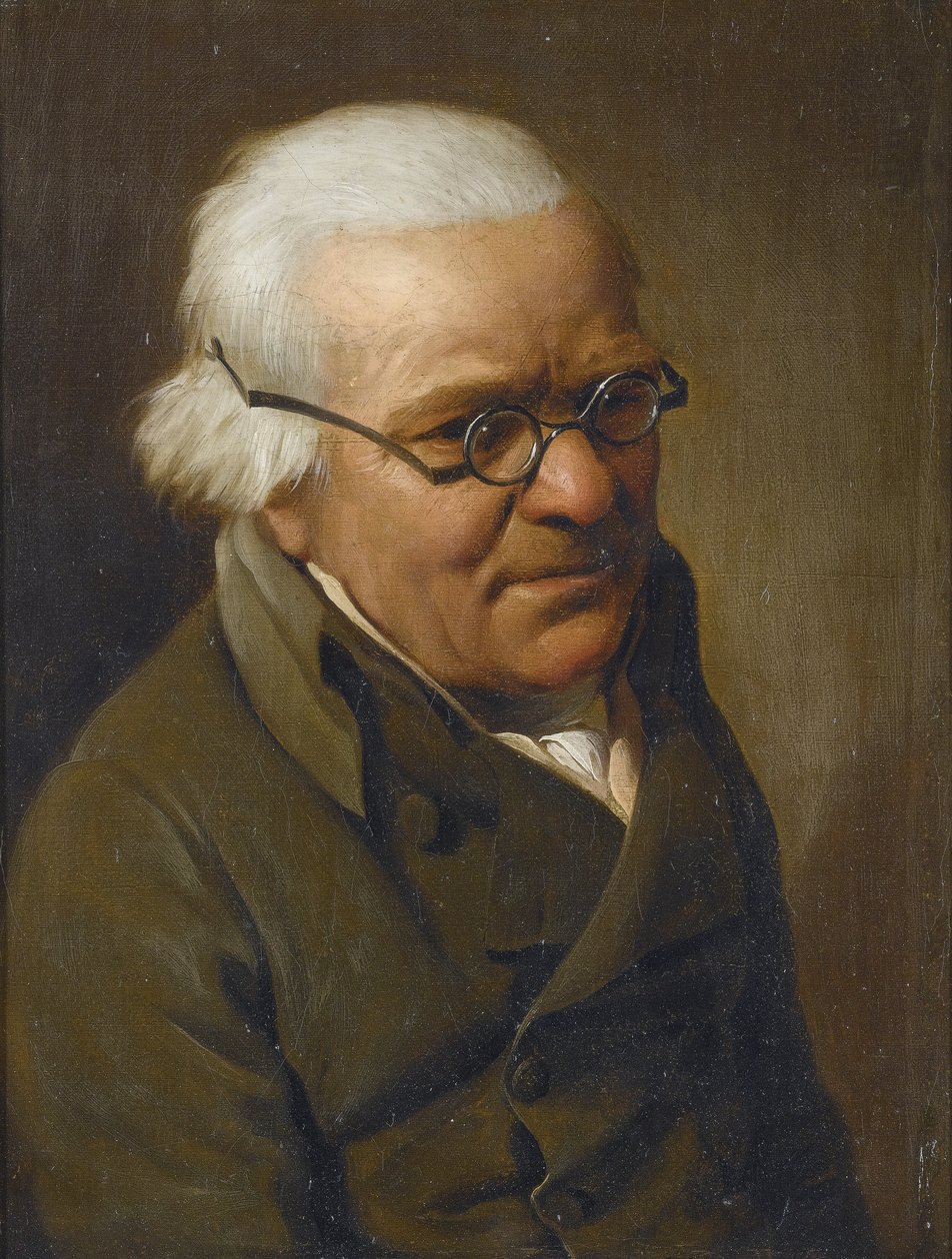 صورة لرجل يرتدي نظارة مماثلة لبويلي ، لويس ليوبولد (1761-1845). زيت على قماش ، مقاس 21.9x17 بواسطة لويس ليوبولد بويلي