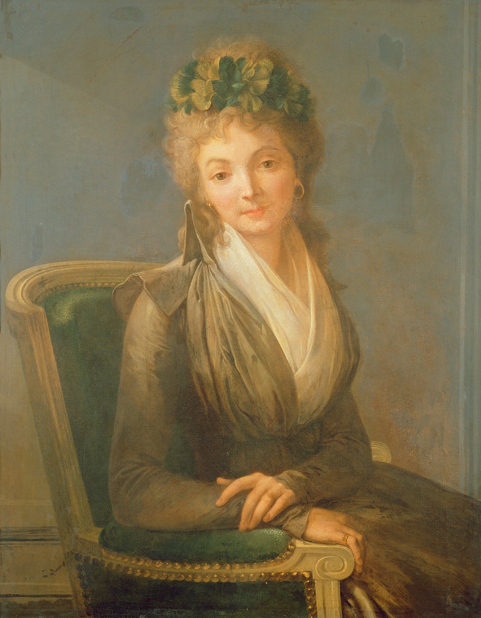 صورة يُفترض أنها لوسيل ديسمولين (1771-94) 1794 (زيت على قماش) بواسطة لويس ليوبولد بويلي