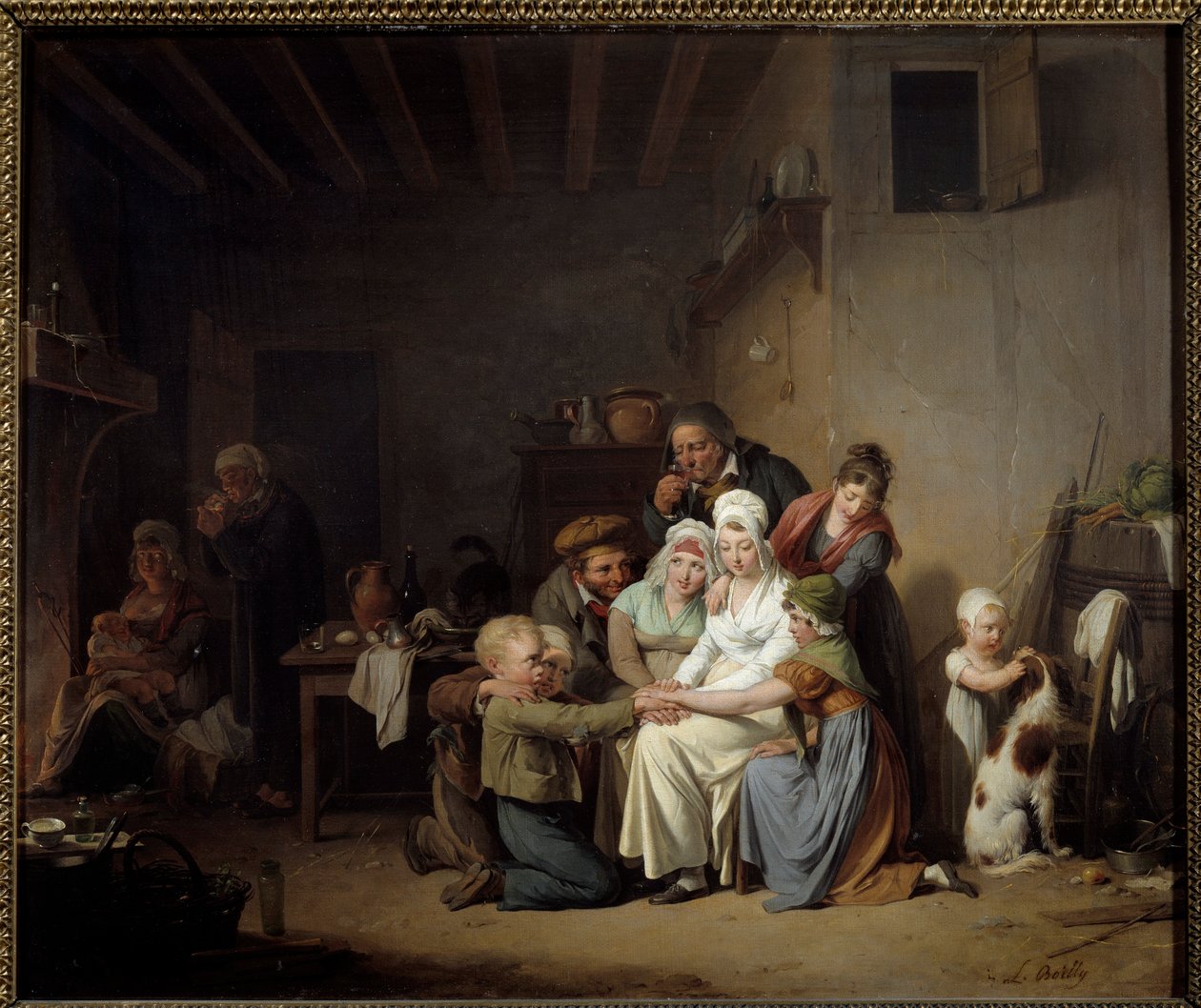 لوحة لعبة قدم لحم البقر بواسطة لويس ليوبولد بويلي (1761-1845) بواسطة لويس ليوبولد بويلي
