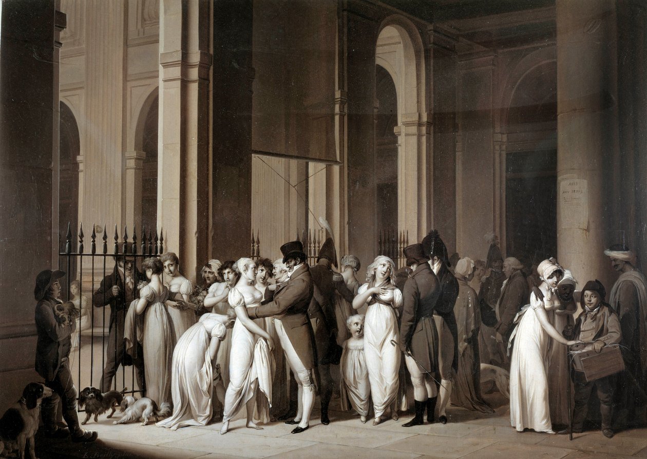 صالات عرض القصر الملكي. رسم لويس ليوبولد بويلي (1761-1845) بواسطة لويس ليوبولد بويلي