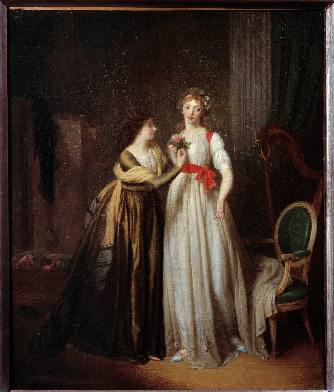 The two friends. Painting by Louis Leopold Boilly (1761 - 1845) بواسطة لويس ليوبولد بويلي