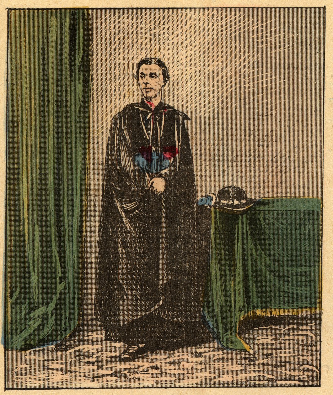 لويس غاستون دي سيغور (لويس غاستون دي سيغور) (1844-1879) أسقف فرنسي - - نقش من "" التعليم الديني بالعينين. "ألبوم رائع" للويس ميتريجان وجورجيت راموند - فرنسا 1910 بواسطة لويس مايترجين