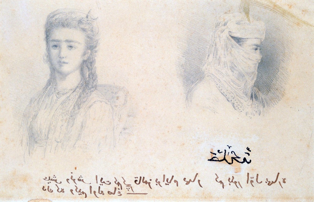 Aziyadé، c1879 بواسطة لويس ماري جوليان فيود
