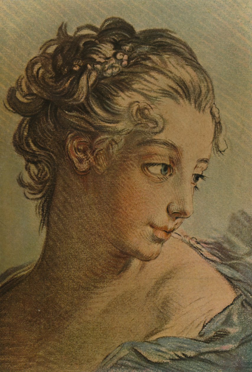 La Tete DUne Jeune Fille ، رئيس فتاة صغيرة ، c1760-1790 ، 1913 بواسطة لويس مارين بونيه