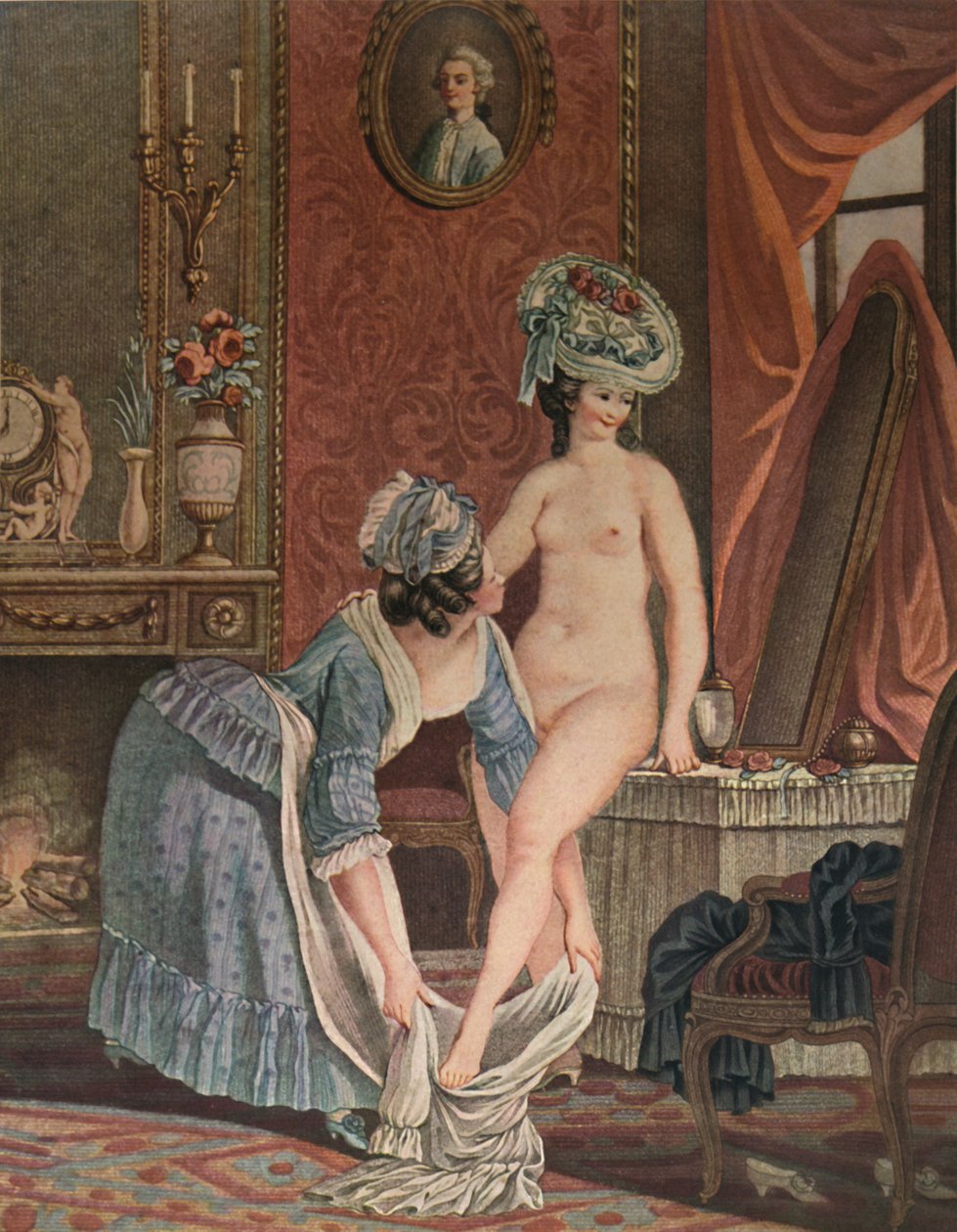 لا تواليت ، الاستحمام ، c1765-1790 ، 1913 بواسطة لويس مارين بونيه