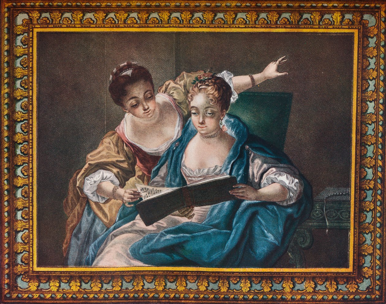The Muletioners الجميلة ، 1775. الفنانون: Louis Marin Bonnet ، JT Herbert Baily. بواسطة لويس مارين بونيه