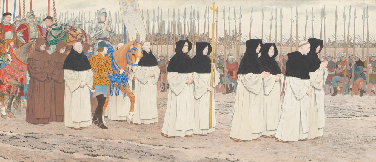 The Maid in Armor on Horseback سلسلة جان دارك: الثالث ، ج. 1908 - أواخر 1909. بواسطة لويس موريس بوتيه دي مونفيل
