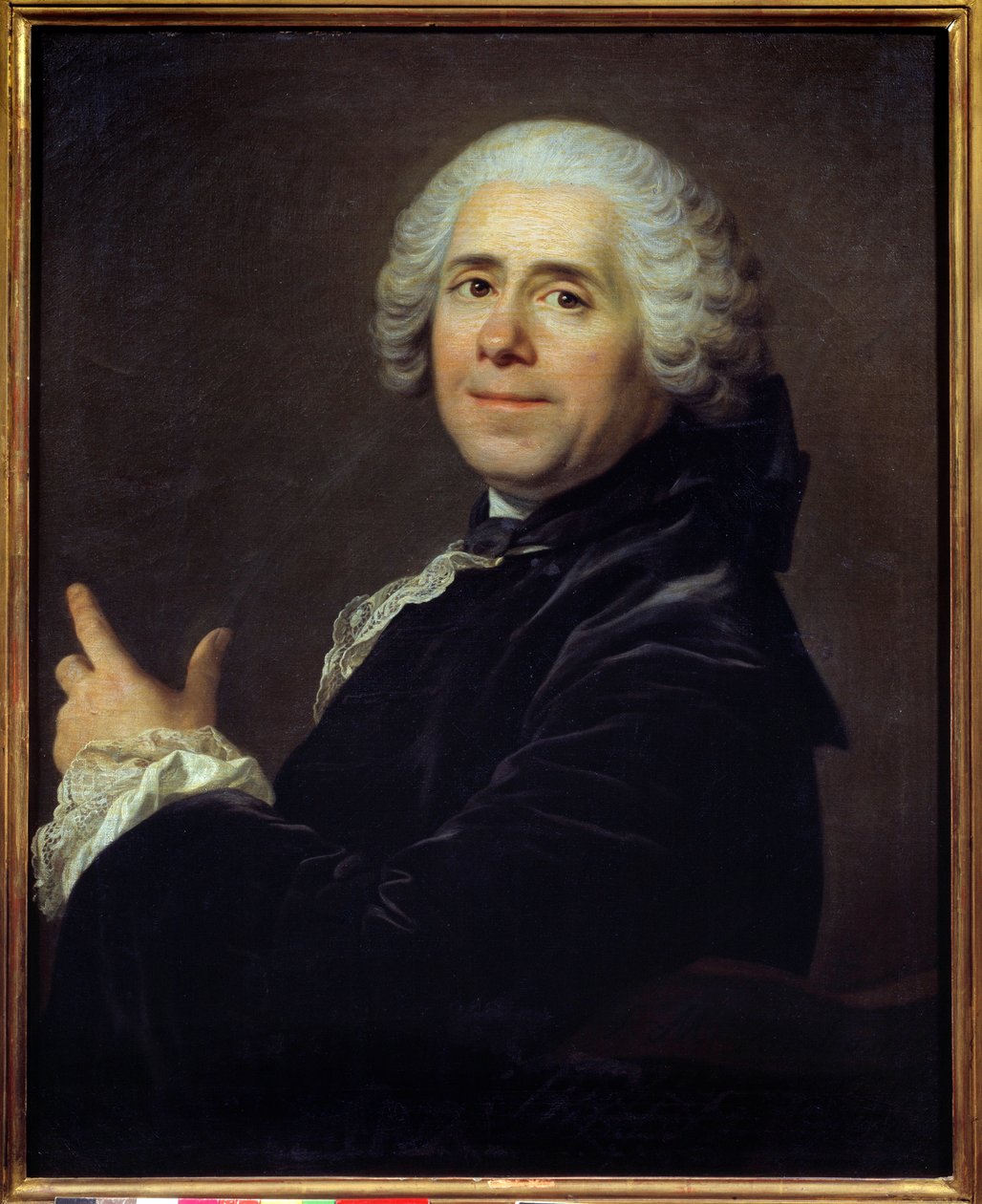 صورة لبيير كارليت دي شامبلين دي ماريفو (1688-1763) ديت ماريفو ، كاتب فرنسي - رسم لويس ميشيل فان لو (1707-1771) بواسطة لويس ميشيل فان لو