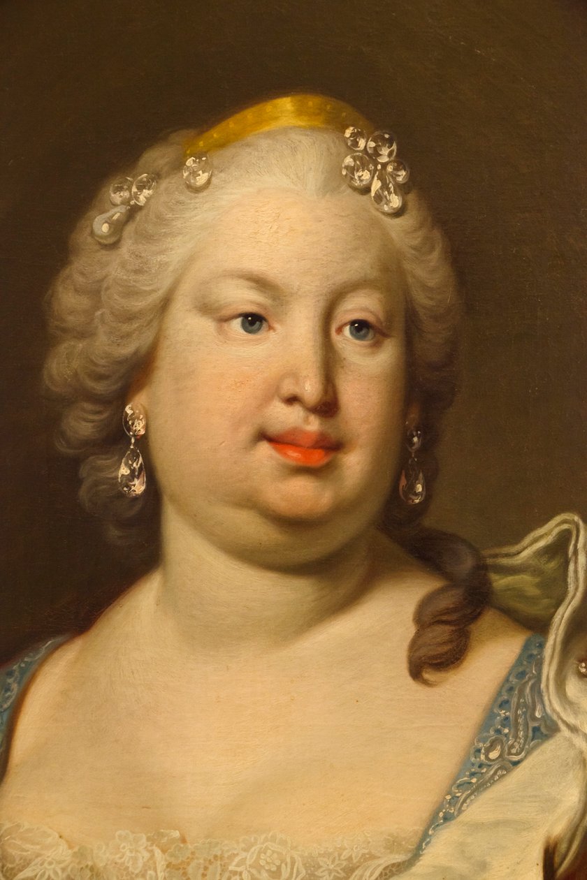 Barbara of Portugal or Braganza (تفاصيل) بواسطة لويس ميشيل فان لو