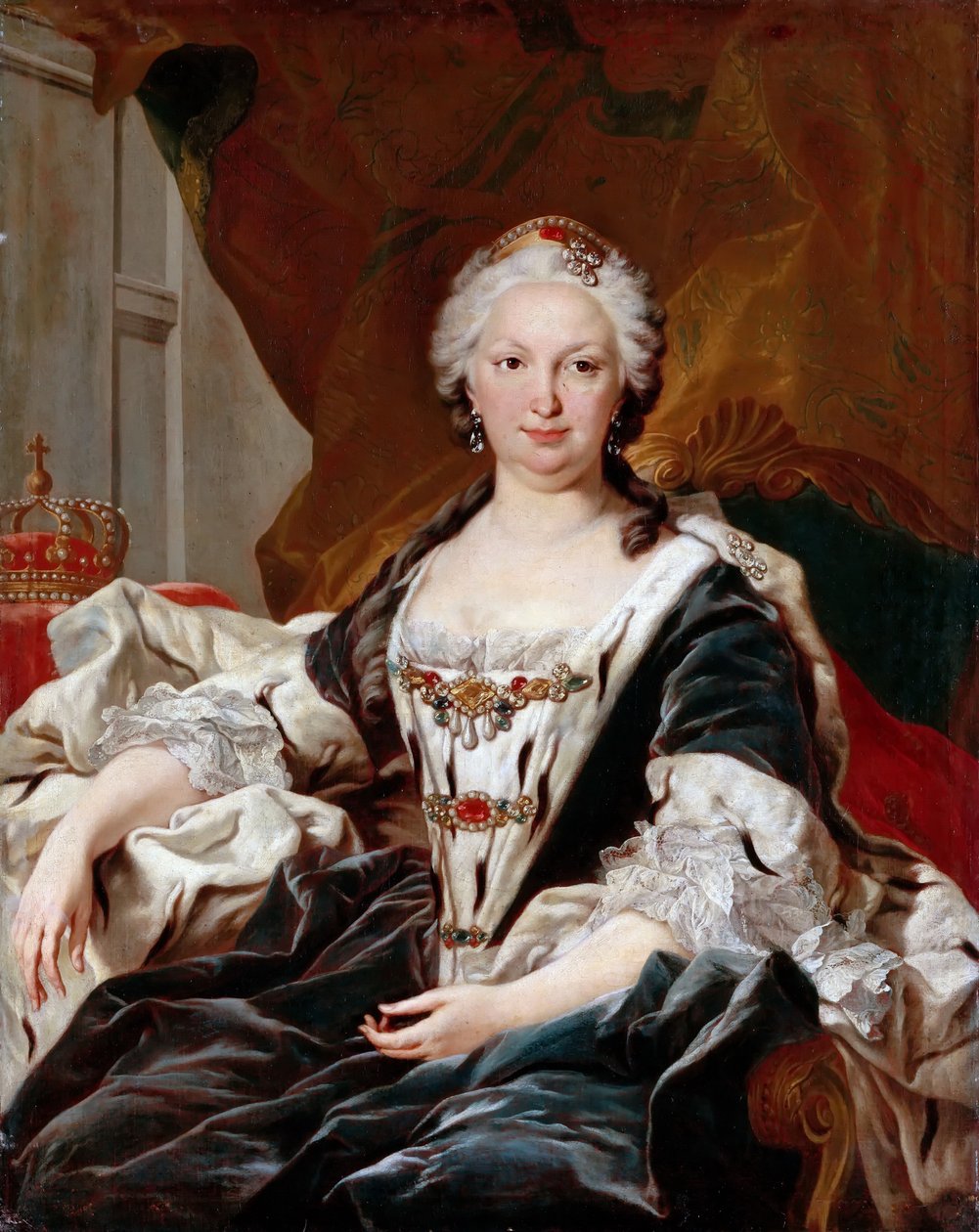 إليزابيث فارنيز 1692-1766 ، ملكة إسبانيا بواسطة لويس ميشيل فان لو