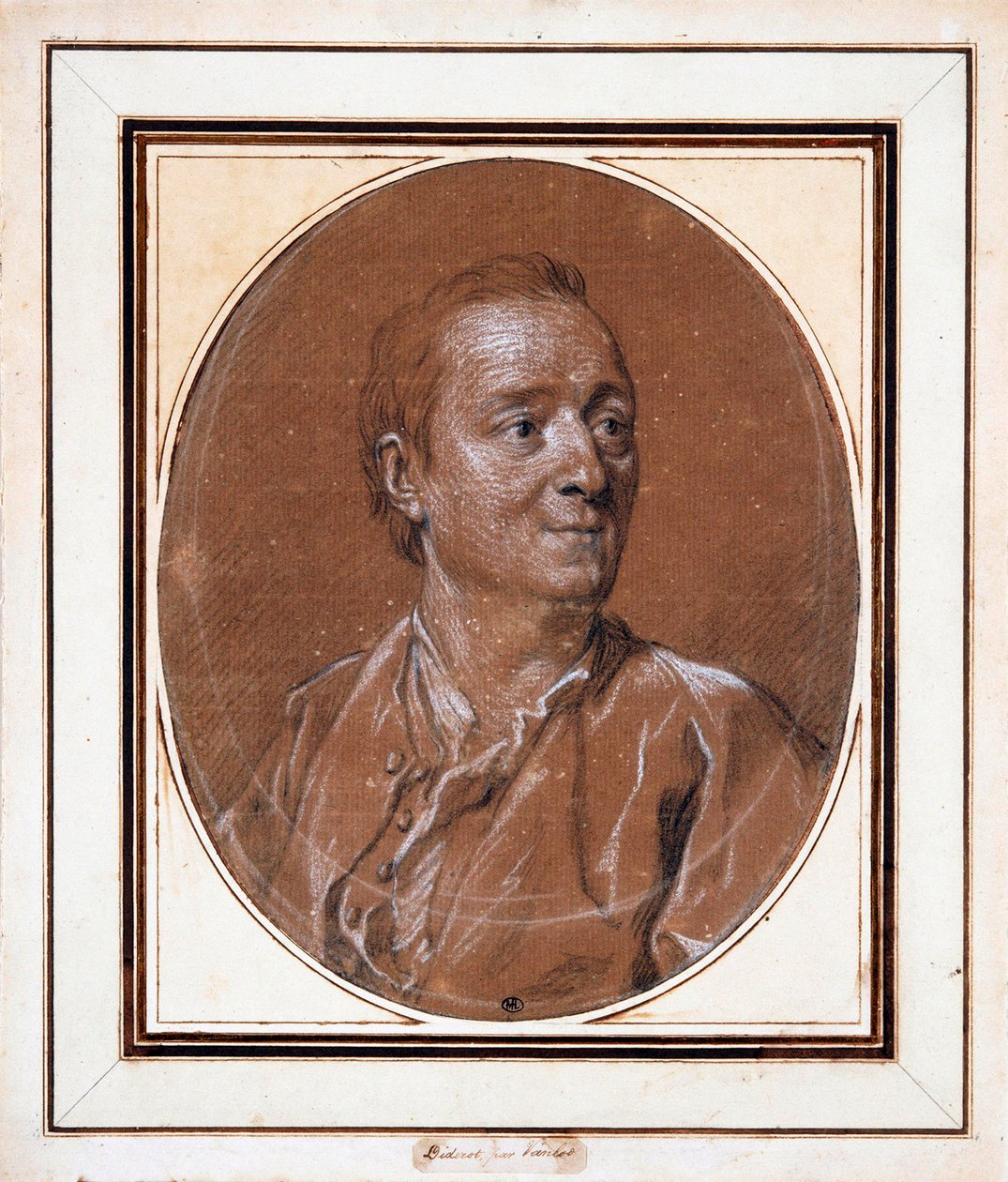 صورة دينيس ديدرو 1713-1784 ، 1767. بواسطة لويس ميشيل فان لو