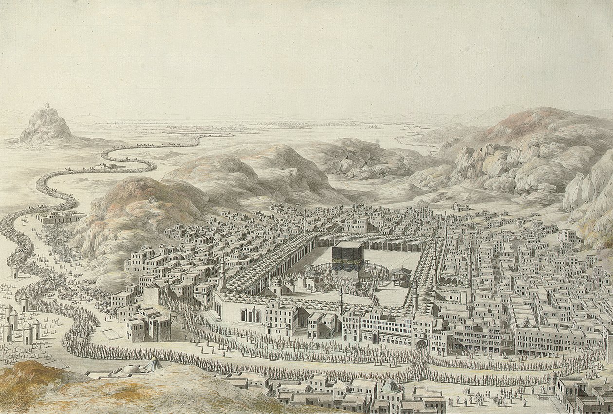 مكة ، 1787 بواسطة لويس نيكولاس دي ليسبيناس