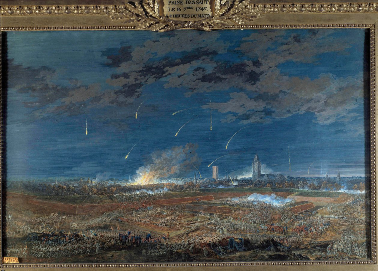 Storm of Berg Op Zoom (Berg-Op-Zoom) في 16 سبتمبر بواسطة Louis Nicolas van Blarenberghe