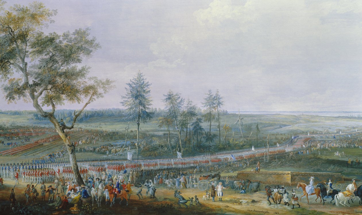أخذت من يوركتاون ، فيرجينيا ، 19 أكتوبر 1781 ، بواسطة Louis Nicolas van Blarenberghe