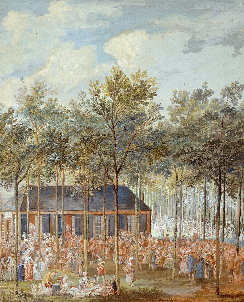الشانزليزيه بواسطة Louis Nicolas van Blarenberghe
