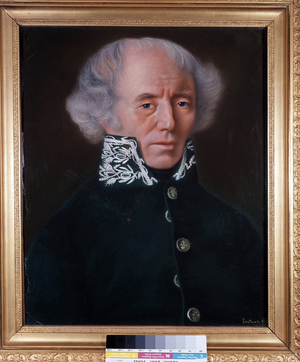 Portrait of Blondeau by Pasteur - Musée du Louvre بواسطة لويس باستور