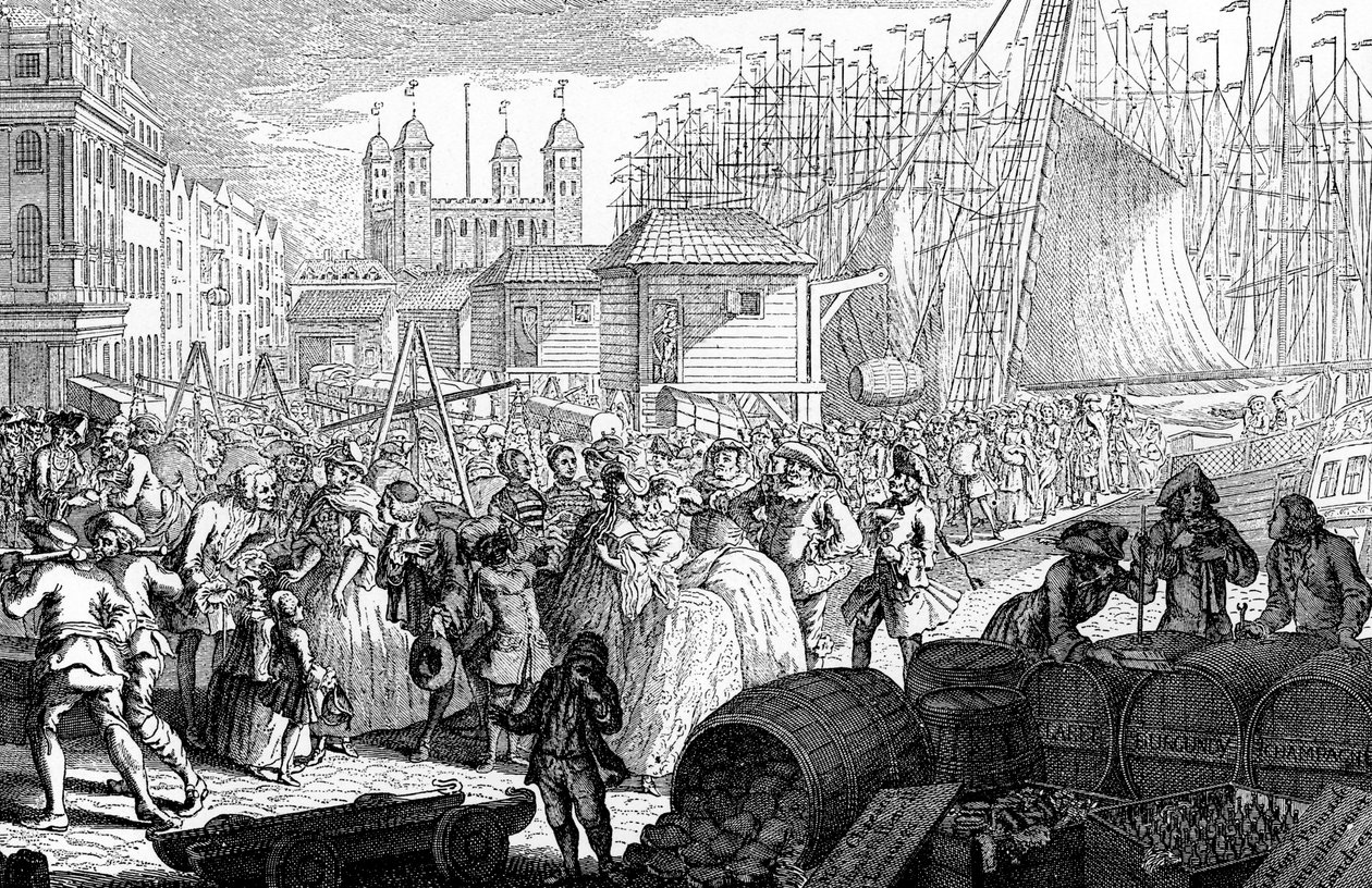 واردات بريطانيا العظمى من فرنسا ... ، 1757. بواسطة لويس فيليب بويتارد