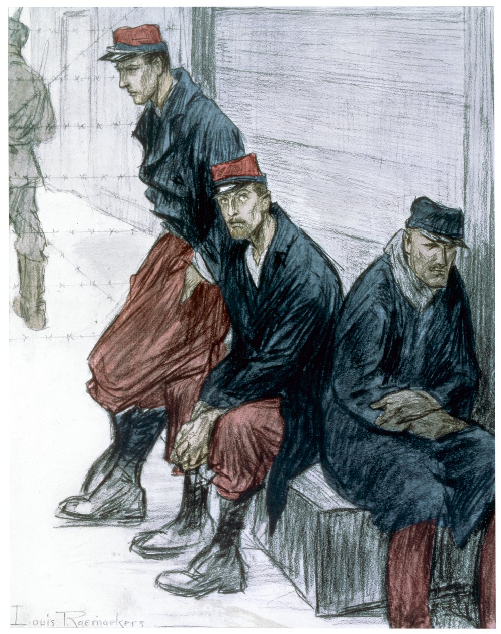 "السجناء" ، 1916 بواسطة لويس رايميكرز
