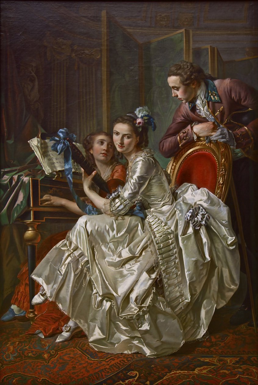 حفلة الموسيقى ، 1774 بواسطة لويس رولاند ترينكوس