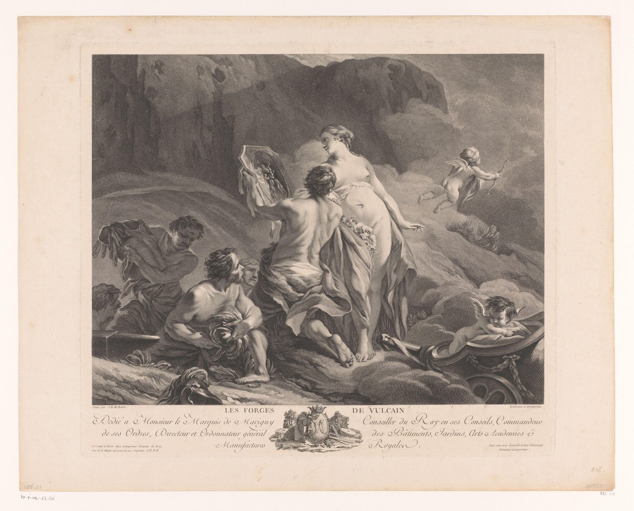 فينوس أون فولكانوس Les Forges de Vulcain (العنوان على الكائن) بواسطة لويس سيمون لمبيرور