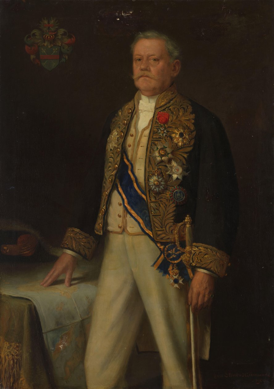 كاريل هيرمان آرت فان دير ويجك (1840-1914). الحاكم العام (1893-99) بواسطة Louis Storm van's Gravensande