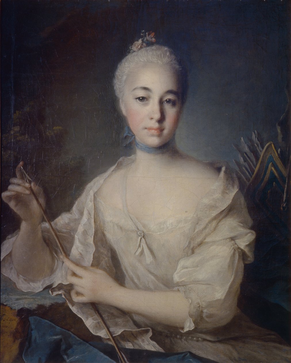 صورة الكونتيسة آنا فورونتسوفا 1743-1769 ، كاليفورنيا 1758 بواسطة لويس توك