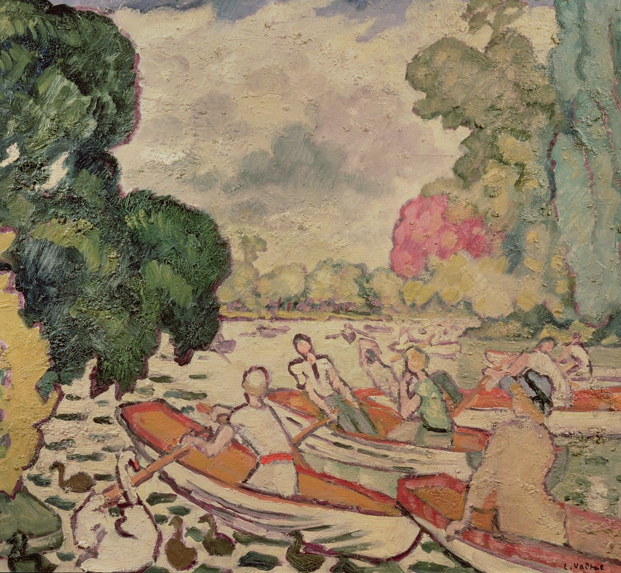 قوارب في Bois de Boulogne بواسطة لويس فالتات