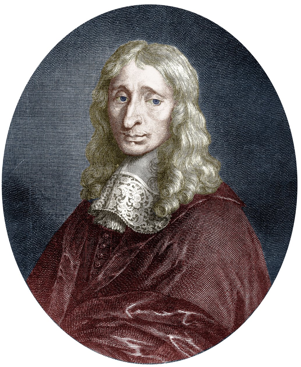 فرانسوا مانسارت (1598-1666) مهندس الملك الفرنسي لويس الثالث عشر ، نقش ، وثيقة ملونة بواسطة لويس دي (بعد) نامور