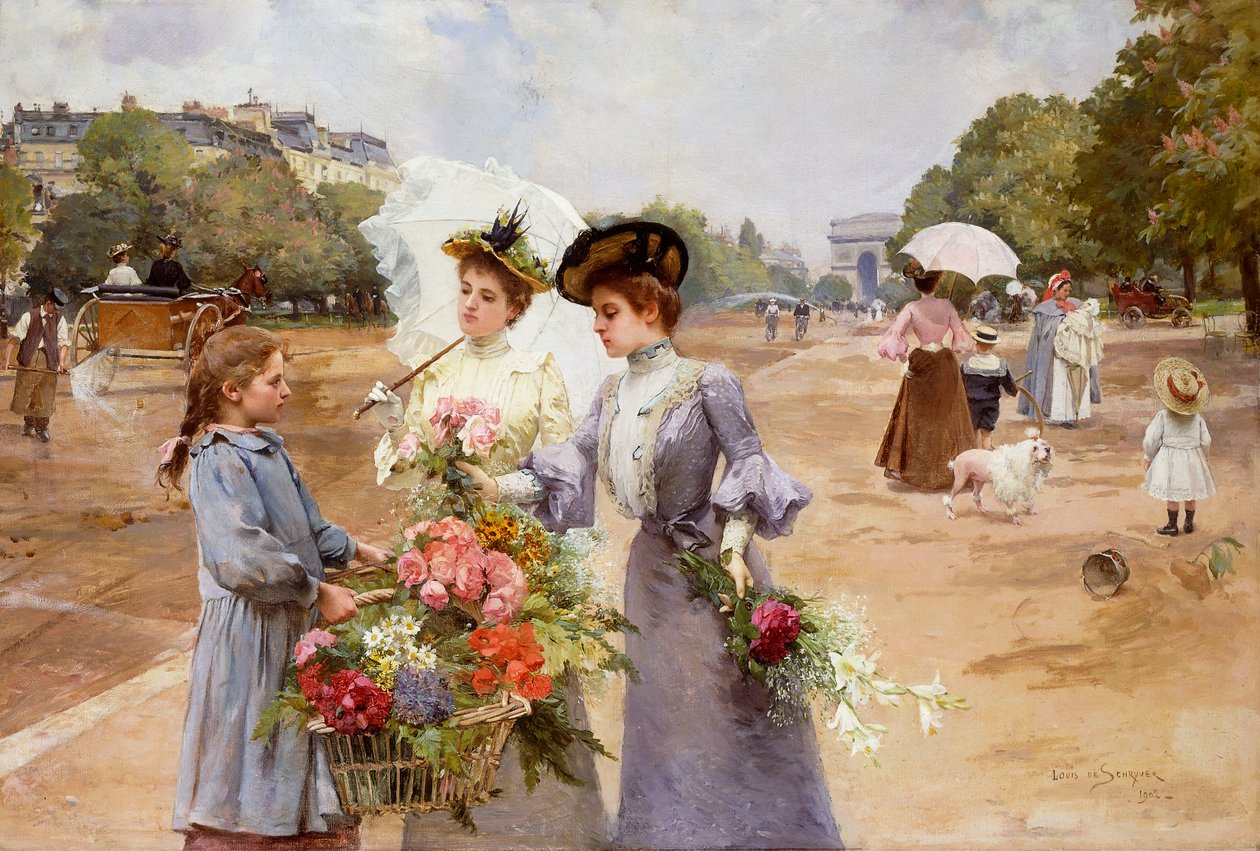 شارع Bois de Boulogne - Spring Morning بواسطة لويس دي شيفر