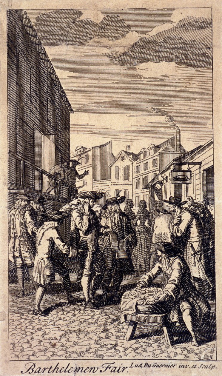 معرض بارثولوميو ، لندن ، 1715 بواسطة لويس دو غيرنير