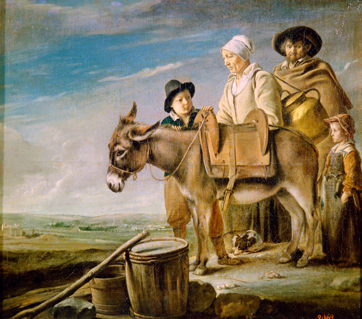 عائلة ميلكميدز ، 1641. بواسطة لويس لو نين
