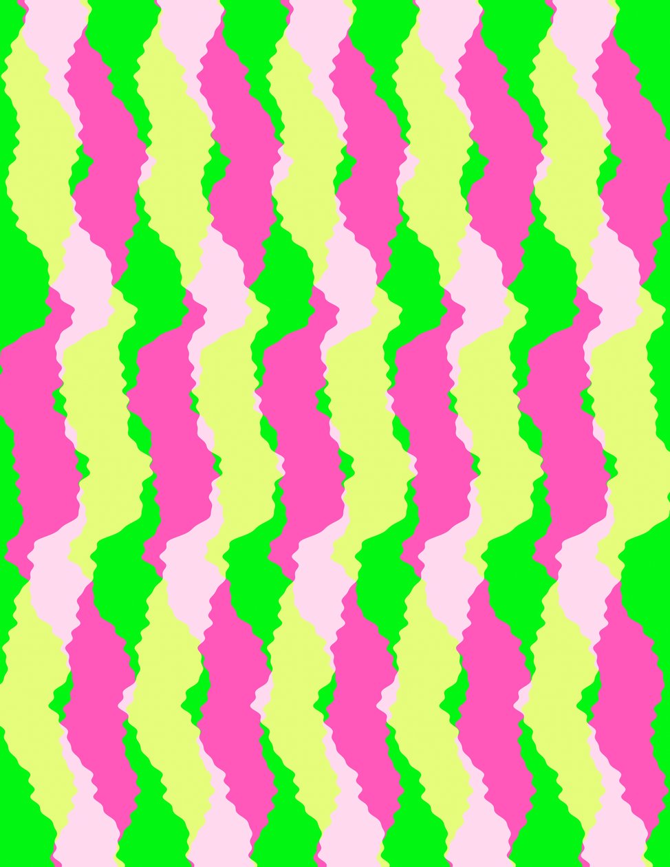 Funky Stripes، 2011 (رقمي) بواسطة لويزا هيريفورد