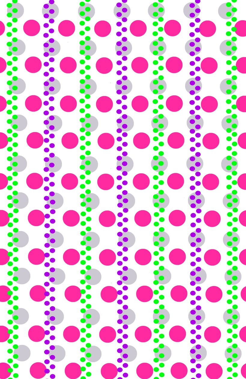 Spotty Stripe ، 2014 (وسائط رقمية) بواسطة لويزا هيريفورد