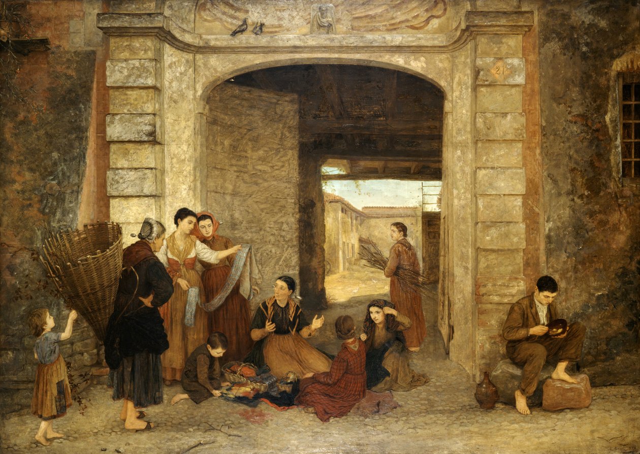 The Eternal Door Cairate ، لومباردي ، 1876. بواسطة لويزا ستار