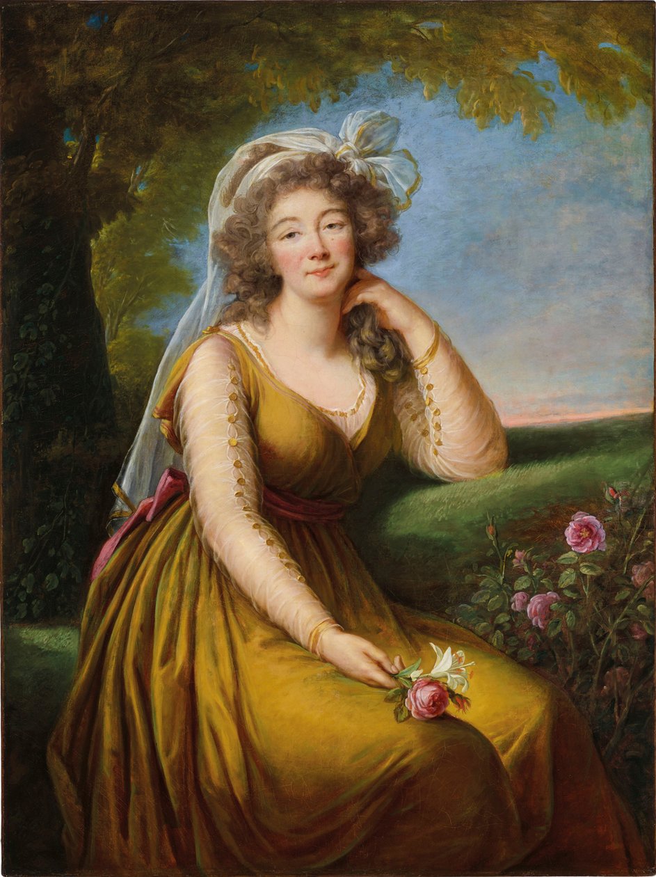 جين بيكو ، كونتيسة دو باري 1743-1793. بواسطة إليزابيث لويز فيجي ليبرون