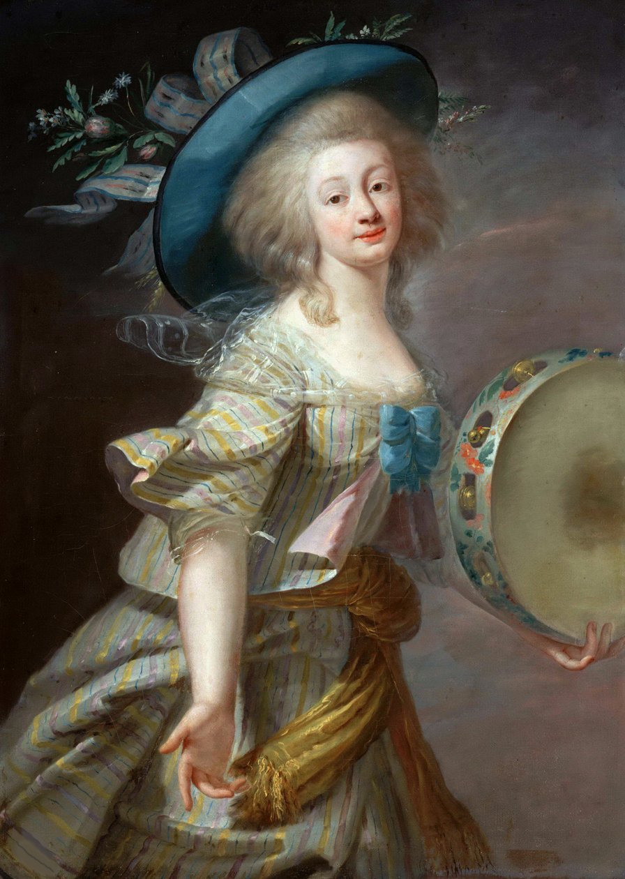 صورة راقصة ، ج. 1780. بواسطة إليزابيث لويز فيجي ليبرون