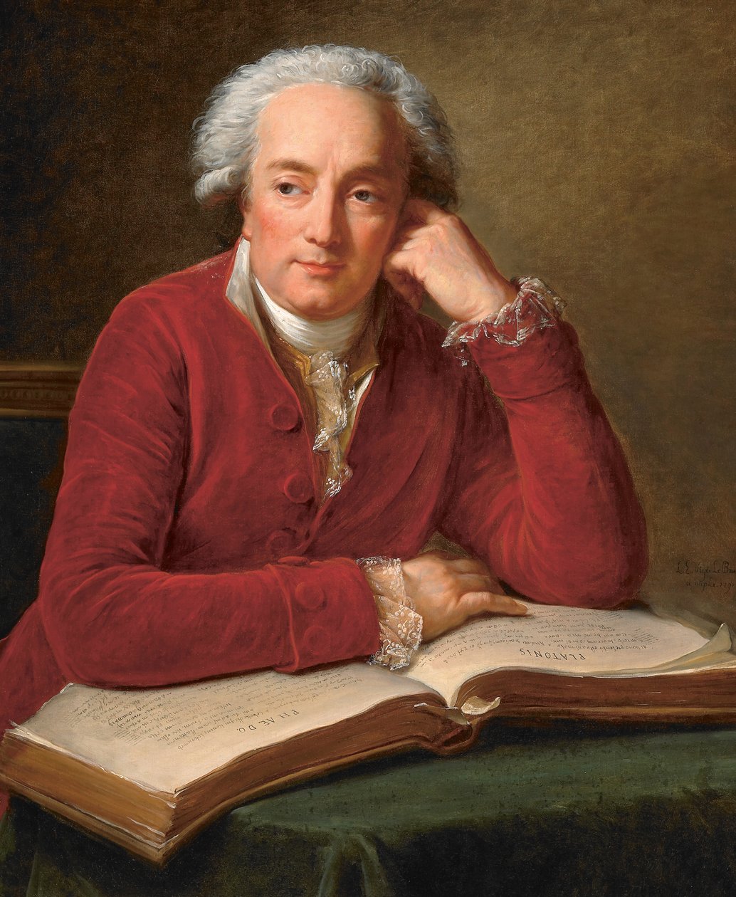 صورة لكارلو جاستون ديلا توري دي ريزونيكو 1742-1796 ، 1791. بواسطة إليزابيث لويز فيجي ليبرون