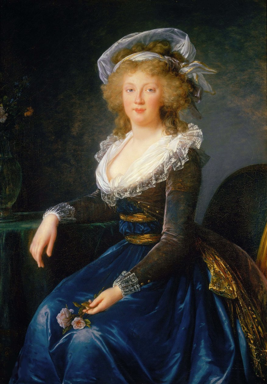 صورة لماريا تيريزا من نابولي وصقلية 1772-1807 ، ج. 1790. بواسطة إليزابيث لويز فيجي ليبرون