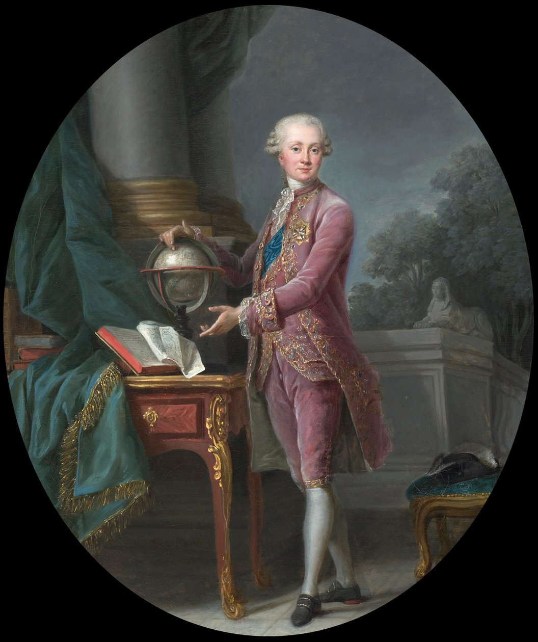 صورة للأمير كارل هاينريش فون ناساو سيجن 1743-1808 ، 1776. بواسطة إليزابيث لويز فيجي ليبرون