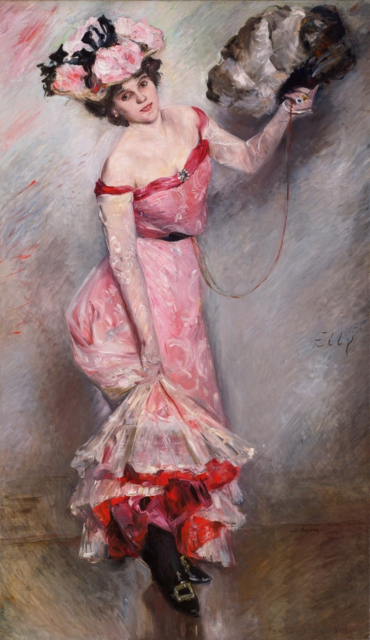 Ellynoil على قماش nn.1.1 × 112.1 سم مُصمم: Lovis Corinth twicenenccrib cr: EllynnDeutsch: Portrat Ellyn بواسطة لوفيس كورنث