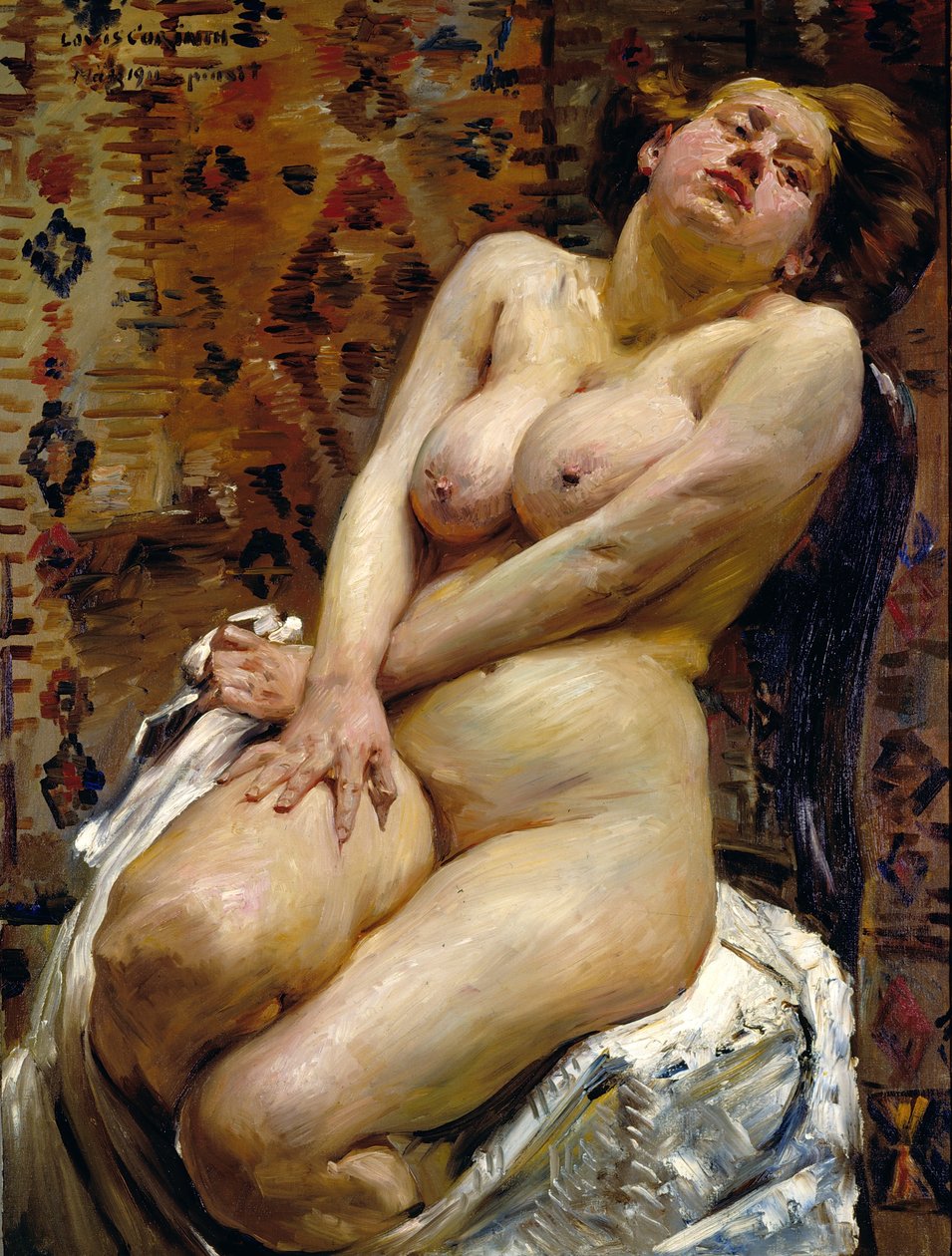 نانا، أنثى عارية بواسطة لوفيس (1858-1925) كورنثوس