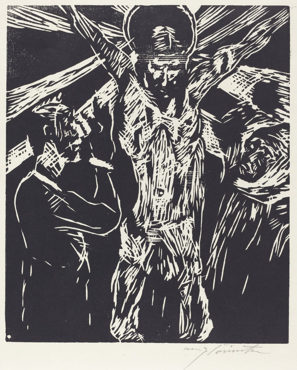 المسيح على الصليب الصلب ، 1919. بواسطة لوفيس كورنث
