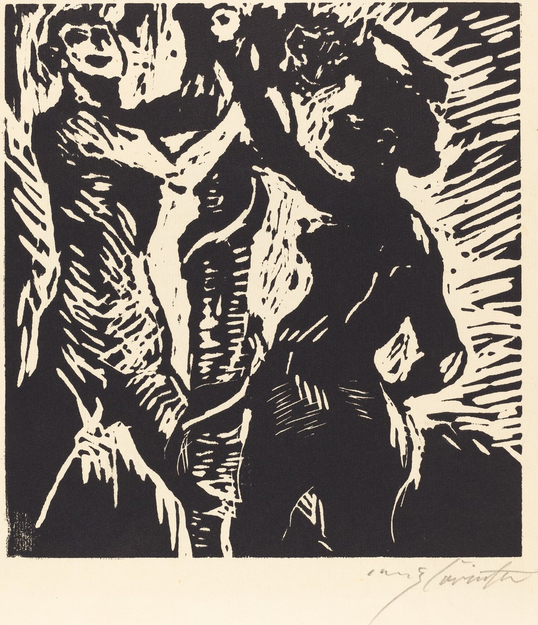 سقوط آدم وحواء ، 1919. بواسطة لوفيس كورنث