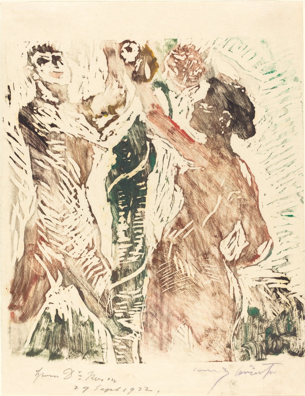 ساوثفال سقوط الإنسان ، 1919. بواسطة لوفيس كورنث