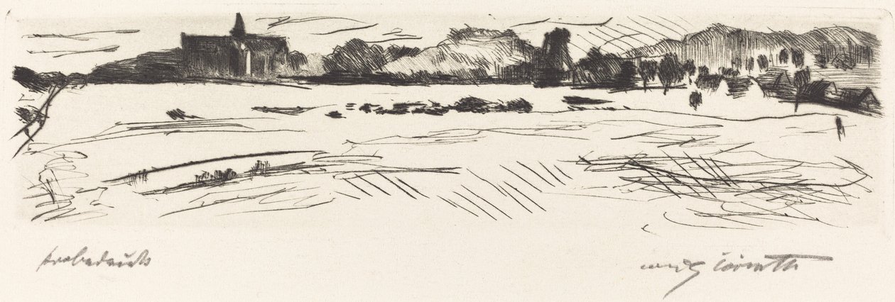 Dünenlandschaft Landscape مع الكثبان الرملية ، 1917. بواسطة لوفيس كورنث