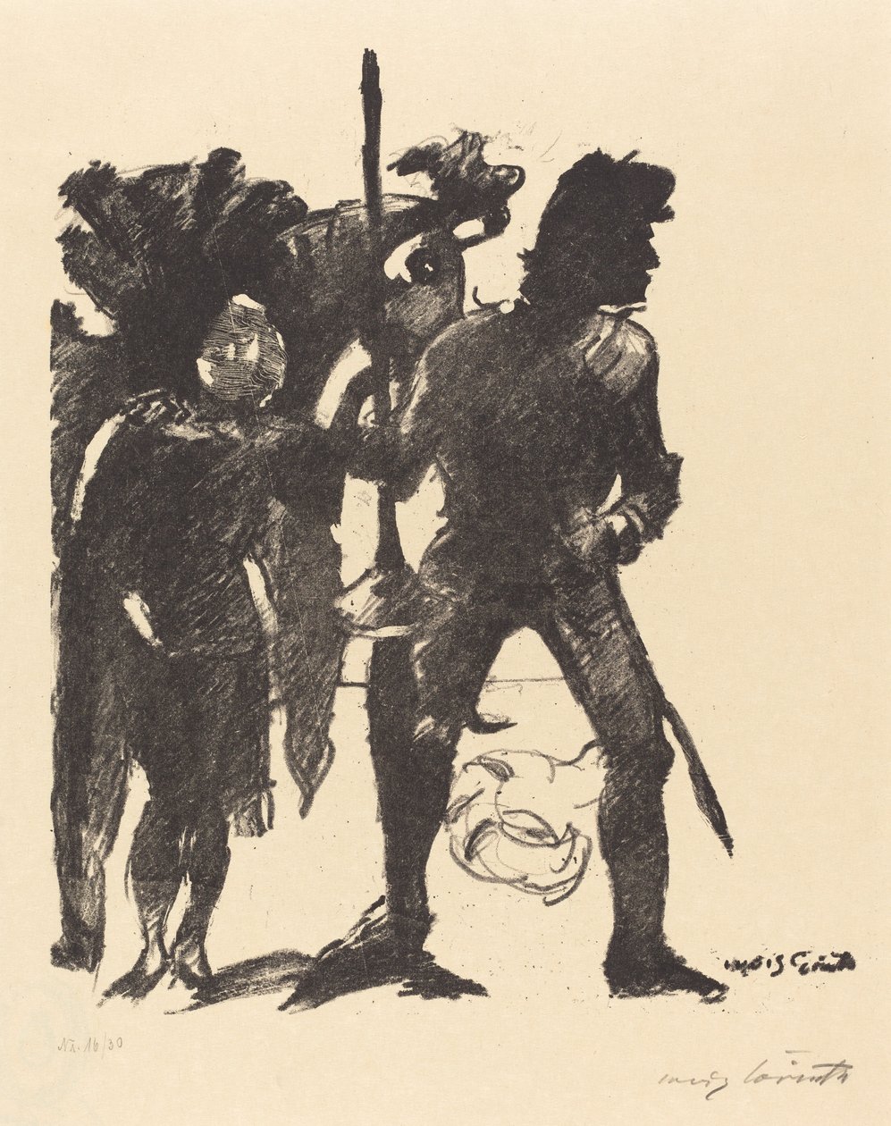 جوتز فون بيرليشينغن ، 1920. بواسطة لوفيس كورنث