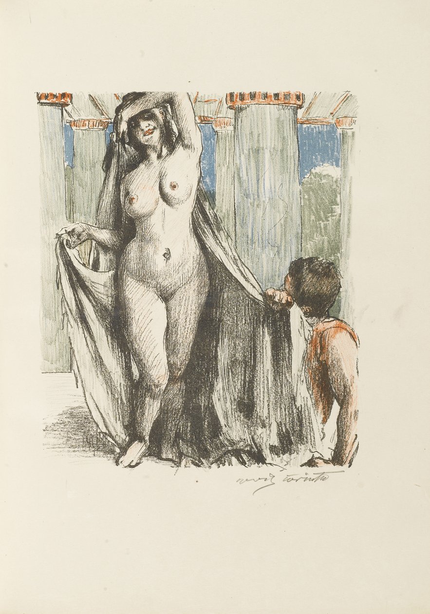رسم توضيحي لأغنية الأغاني ، 1911 بواسطة لوفيس كورنث